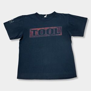 Vtg Y2K 2008 Tool Black Red Alex Gray 10,000 Days Album Concert Band T-Shirt M